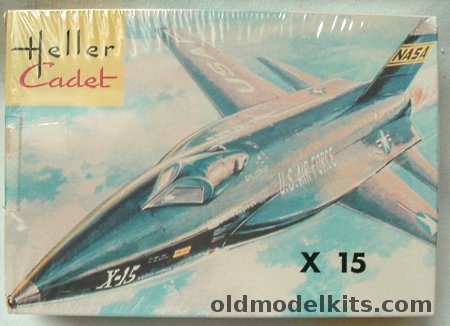 Heller 1/119 North American X-15A, L043 plastic model kit